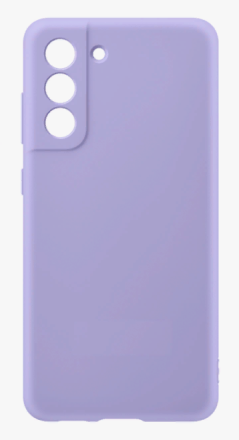 Накладка для Samsung Galaxy S22 Silicone cover без логотипа лаванда