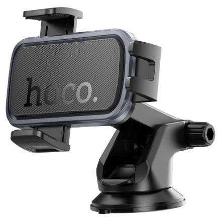 Держатель в автомобиль на торпеду Hoco H79 с зажимом черный