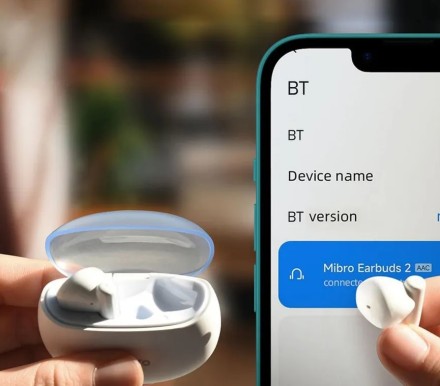 Наушники беспроводные Bluetooth Mibro Earbuds 2 EU белые