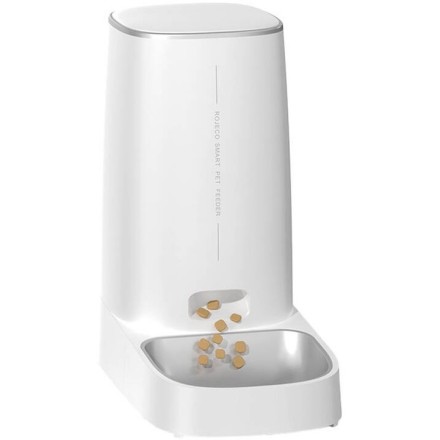 Умная кормушка для животных Xiaomi Rojeco 4L Automatic Pet Feeder WIFI Version Single Bowl (белая)