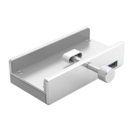 USB-хаб Orico MH4PU 4xUSB3.0 серебристый