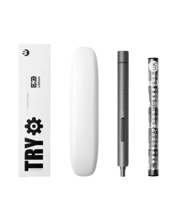 Отвертка электрическая умная Xiaomi Wowstick 1F+ TRY 20 in1 Kit чёрная