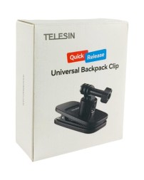 Универсальное крепление-прищепка Telesin Backpack Clip S2-JFM-01 для экшн-камер на рюкзак