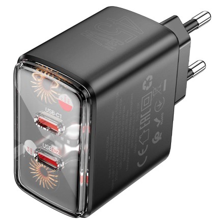 Сетевое зарядное устройство Hoco CS43A 2C 45W черное