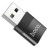 Переходник USB наType-C Hoco UA17 черный