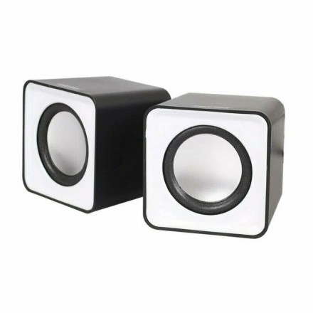 Акустическая система 2.0 Smartbuy Mini (SBA-2800) 2х2.5Вт пластик серебристая