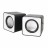 Акустическая система 2.0 Smartbuy Mini (SBA-2800) 2х2.5Вт пластик серебристая