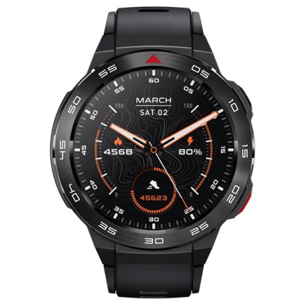 Умные часы Xiaomi Mibro GS Pro (XPAW013) c русским языком+ 2 ремешки черные