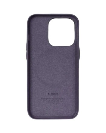 Накладка для i-Phone 15 Pro K-Doo Mag Noble кожаная фиолетовая