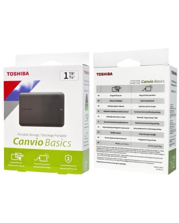 Внешний HDD Toshiba Canvio Basics 1TB (HDTB410EK3AA) черный