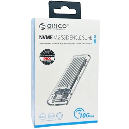 Внешний корпус для SSD M2 Orico TCM2-C3 серый