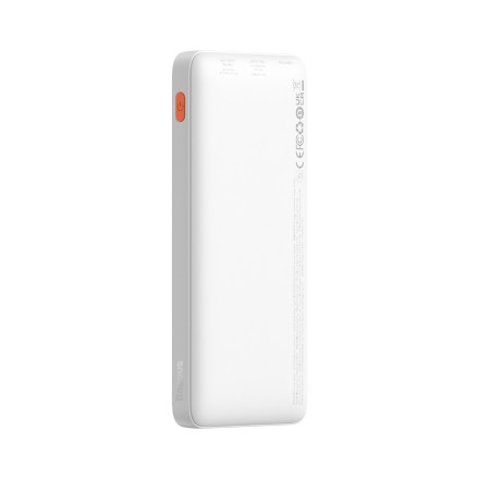 Powerbank Baseus Airpow с кабелем Type-C 10000mAh 1USB/2C 20W (PPQD090002) белый