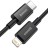 Кабель-зарядка Type-C на Lightning Baseus Superior 20W 1м (CATLYS-A01) черный