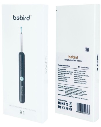 Умная ушная палочка Bebird R1 Smart Visual Spoon Ear Stick белая