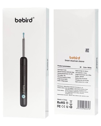 Умная ушная палочка Bebird R1 Smart Visual Spoon Ear Stick белая