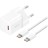 Сетевое зар. устр. Baseus GaN5 Mini 1C кабель Type-C на Type-C 20W P10110900213-01 белое