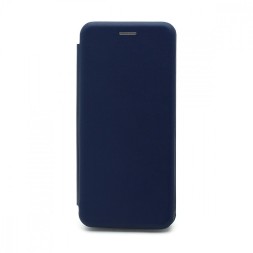 Чехол-книжка Samsung Galaxy S24 Fashion Case кожаная боковая темно-синяя