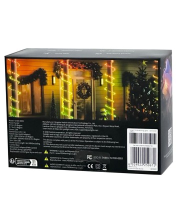 Умная гирлянда Yeelight Christmas String Lights 10м (YLYDD-0055) темно-зеленая