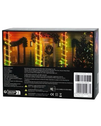 Умная гирлянда Yeelight Christmas String Lights 10м (YLYDD-0055) темно-зеленая