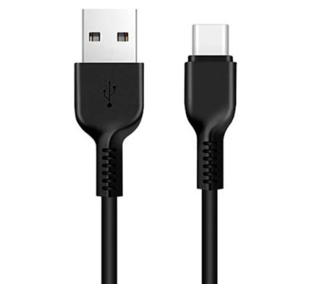 Usb Кабель-зарядка Type-C Hoco X20 Flash 2.4A 2м силиконовый черный