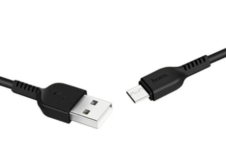 Usb Кабель-зарядка Type-C Hoco X20 Flash 2.4A 2м силиконовый черный