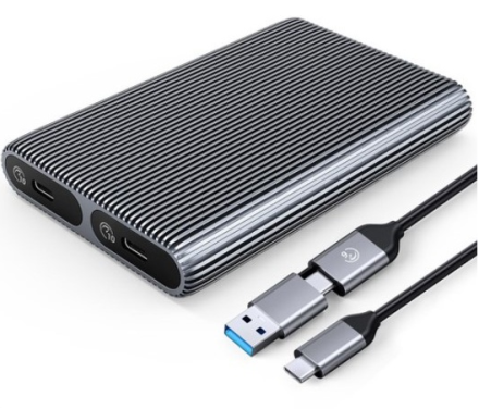 Внешний корпус для 2 SSD M2 Orico AM2C3-2N черный