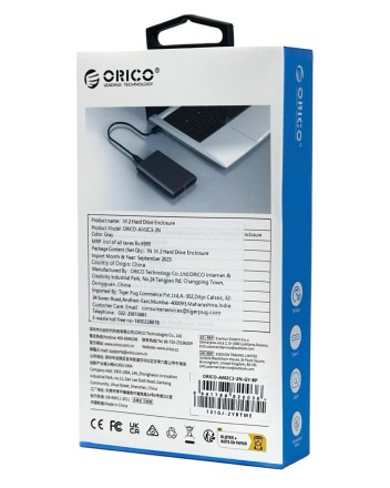 Внешний корпус для 2 SSD M2 Orico AM2C3-2N черный