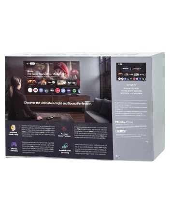 ТВ-приставка Rocktek GT1 UHD Google TV Box 2ГБ/32ГБ черная