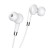 Стереонаушники Hoco M58 Amazing с микрофоном 1.2м белые