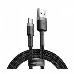 Usb Кабель-зарядка TYPE-C Baseus Cafule 2A 2м (CATKLF-CG1) черный