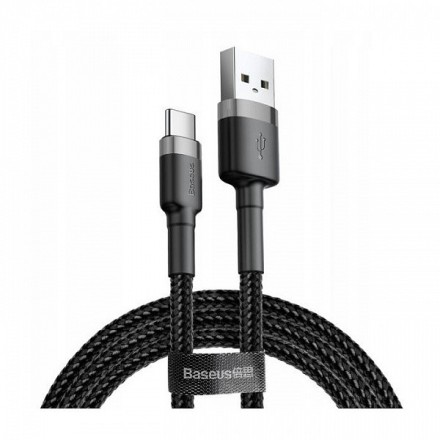 Usb Кабель-зарядка TYPE-C Baseus Cafule 2A 2м (CATKLF-CG1) черный