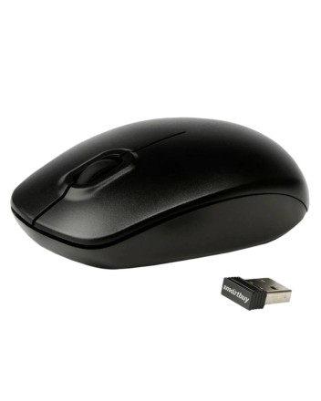 Мышь беспроводная Smartbuy 300 USB/DPI 1000/3 кнопки/2AAA (SBM-300AG-K) черная